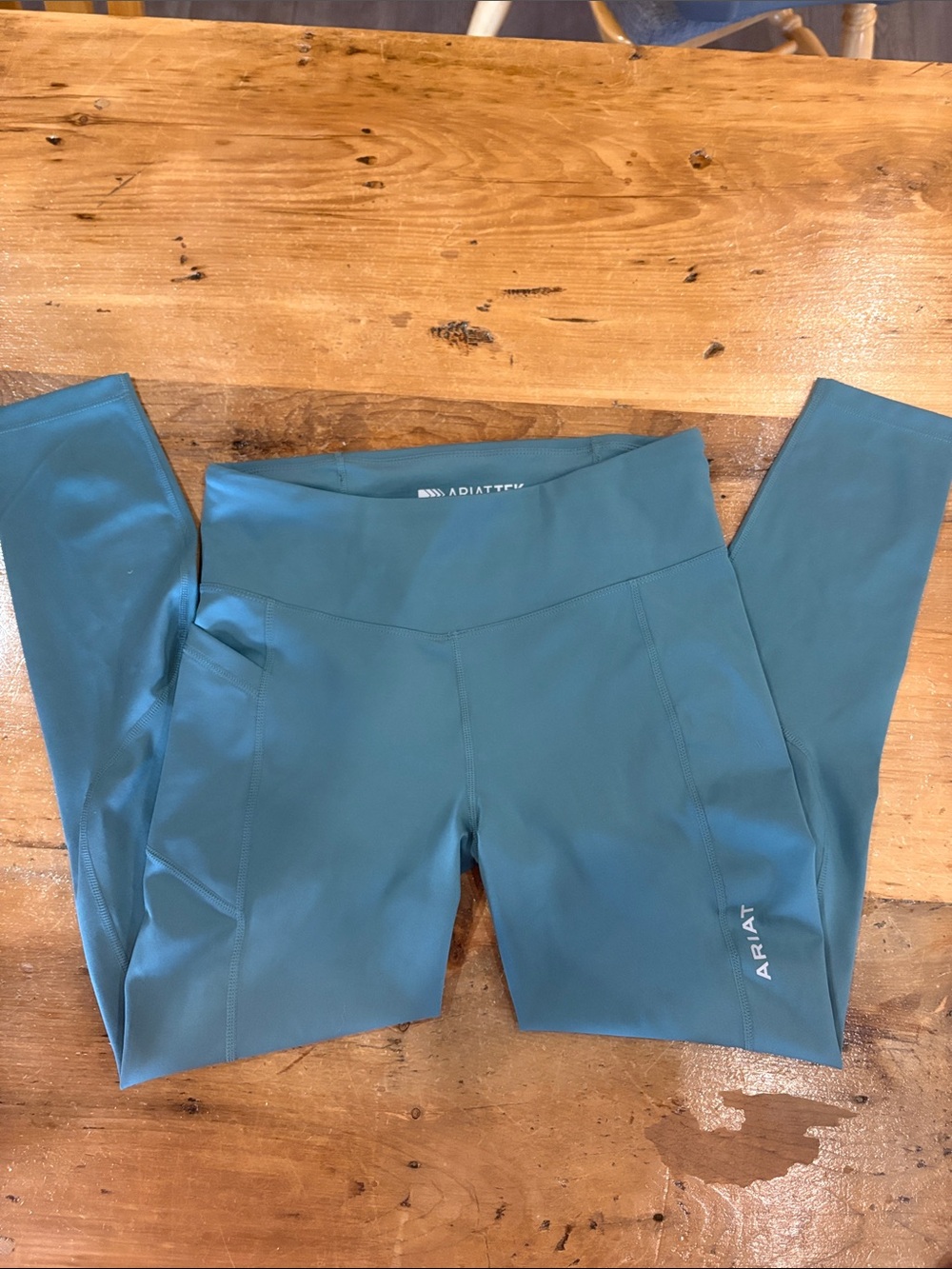 Ariat Teal Performance Leggings with Side Pocket